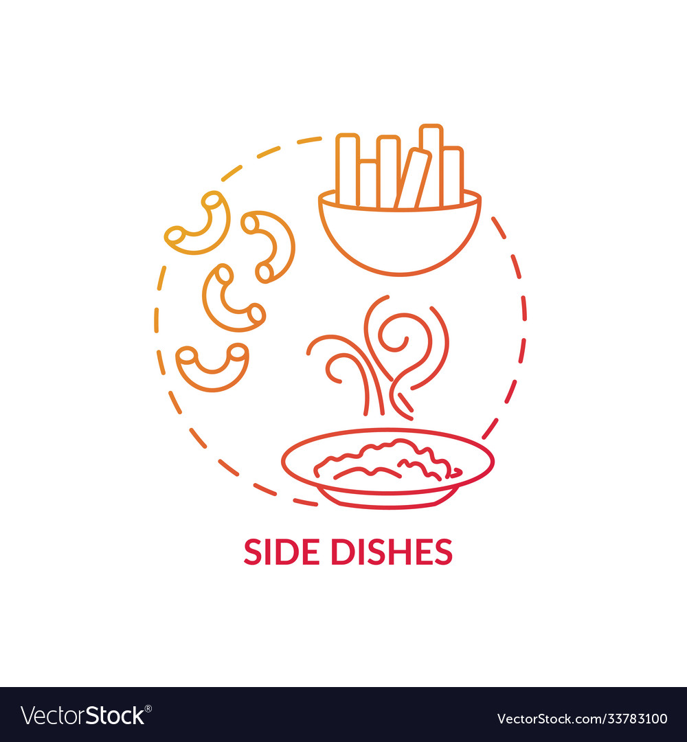 side-dishes-concept-icon-royalty-free-vector-image