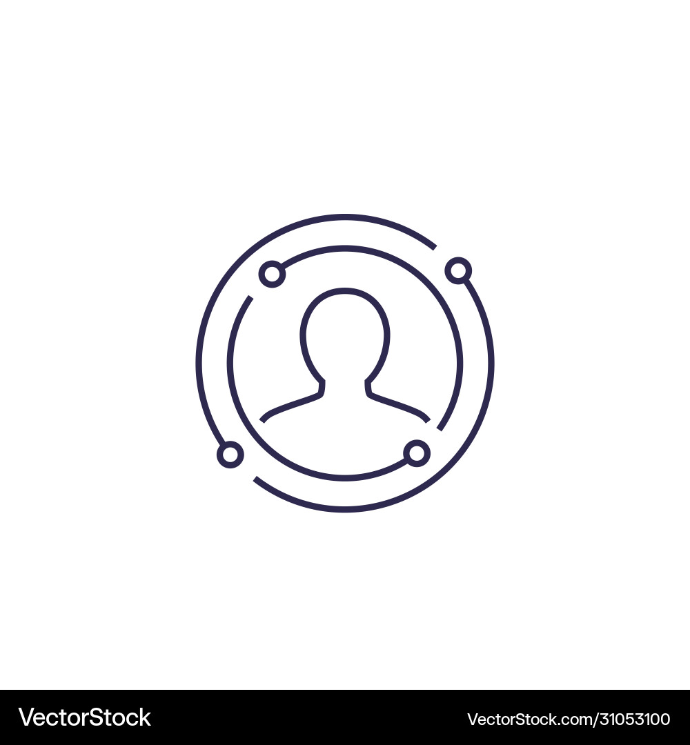 User experience icon Royalty Free Vector Image