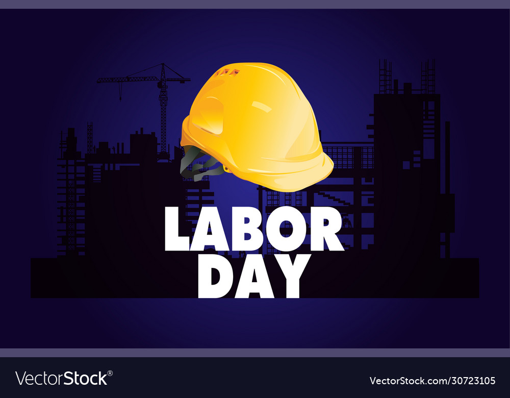 Happy labor daynational day design Royalty Free Vector Image