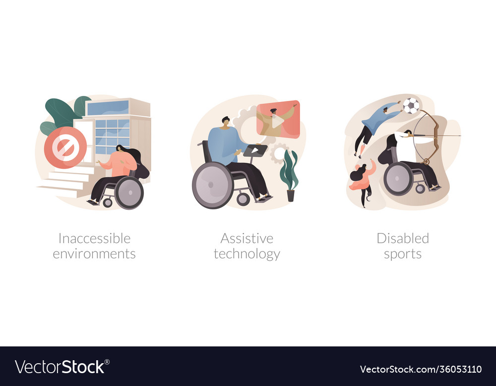 Disabled people in social environment abstract