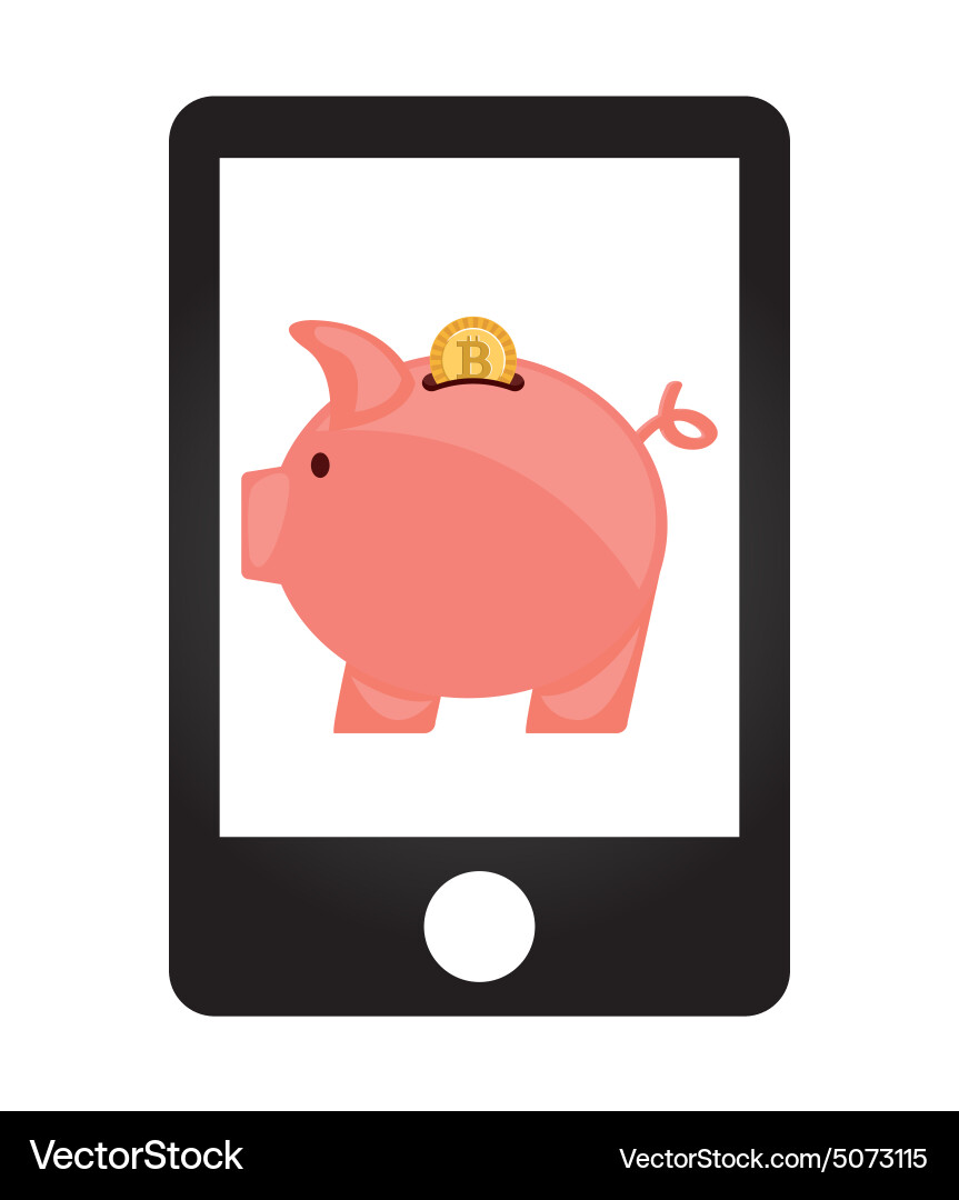 Bit coin Royalty Free Vector Image - VectorStock