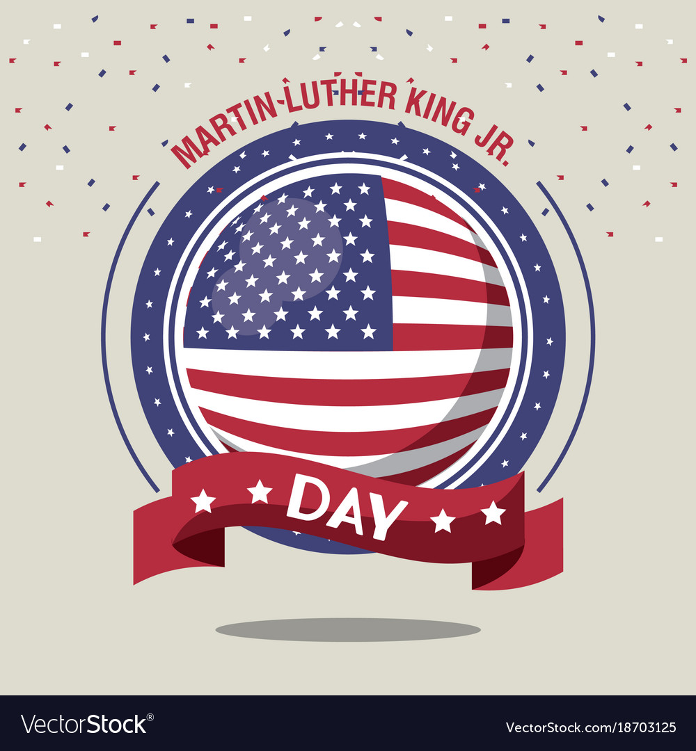 Martin luther king jr day Royalty Free Vector Image