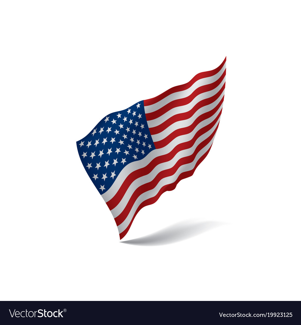 Usa Flag Isolated Royalty Free Vector Image Vectorstock Usa Flag Isolated Royalty Free Vector Image Vectorstock