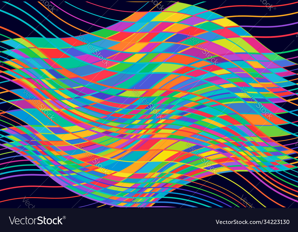 Mosaic background tessellation pattern colorful Vector Image