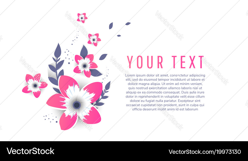 Spring card design Royalty Free Vector Image - VectorStock