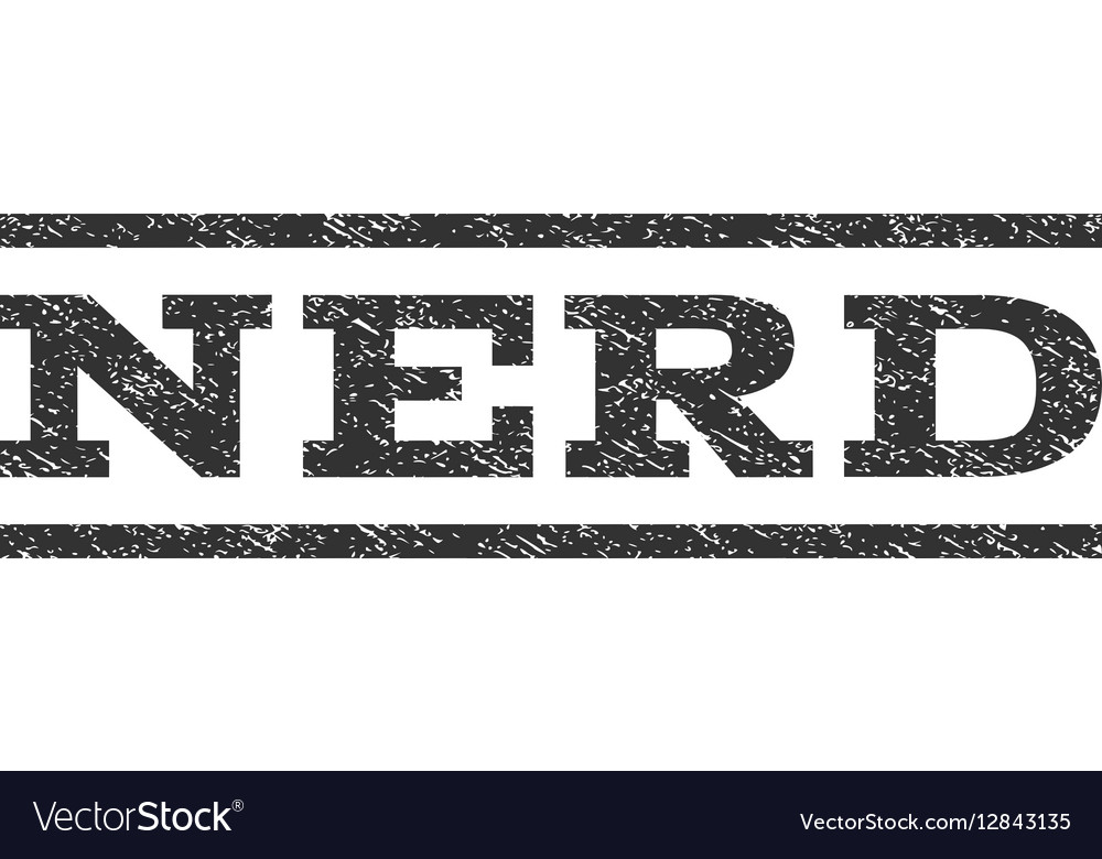 Nerd watermark stamp