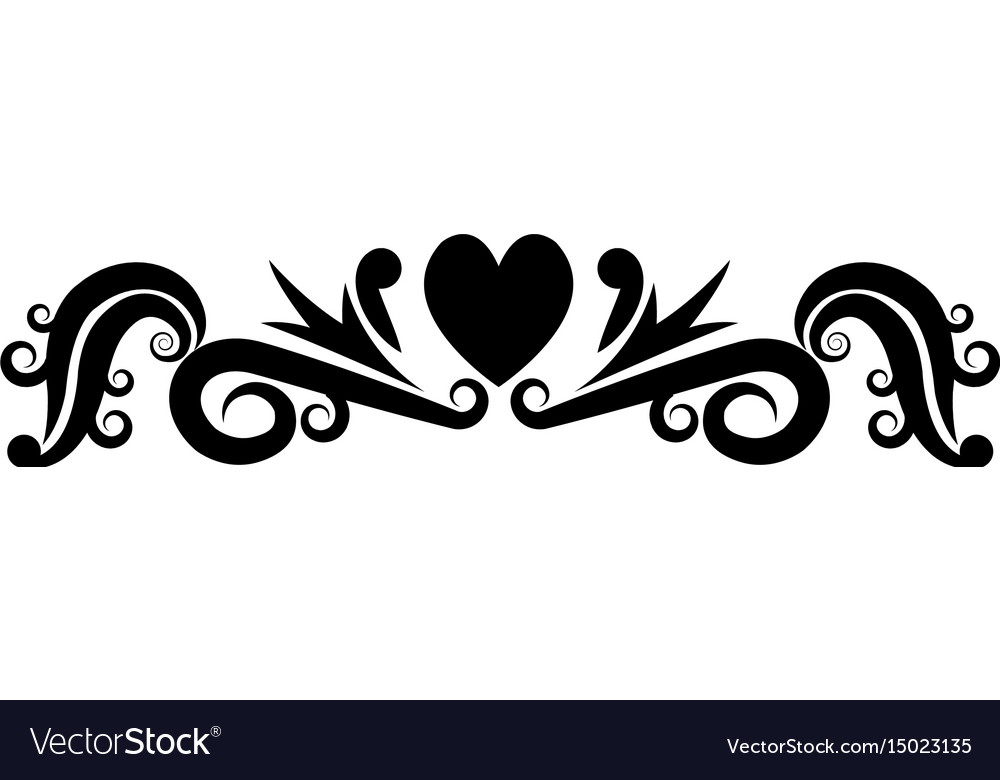 Download Ornate floral corner and border heraldic classic Vector Image