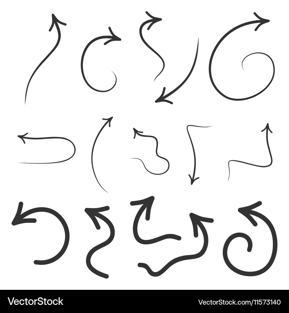 Arrow collection3 Royalty Free Vector Image - VectorStock