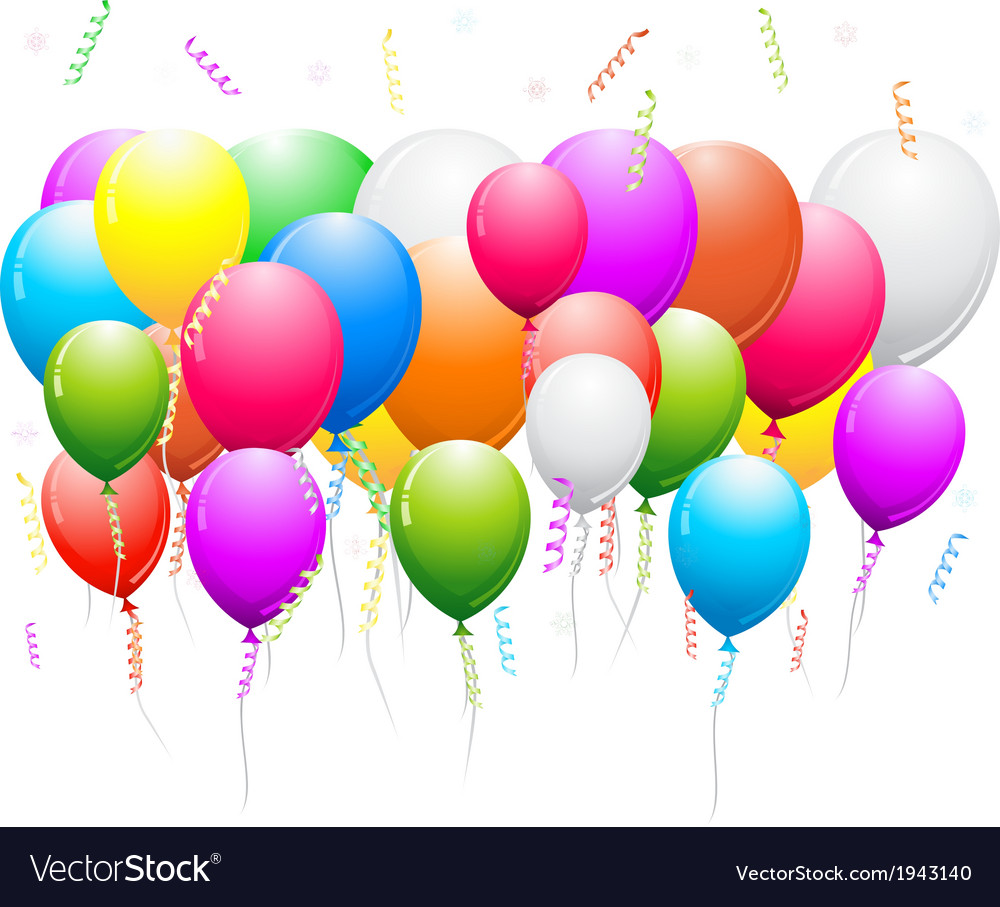 Balloons Royalty Free Vector Image - Vectorstock