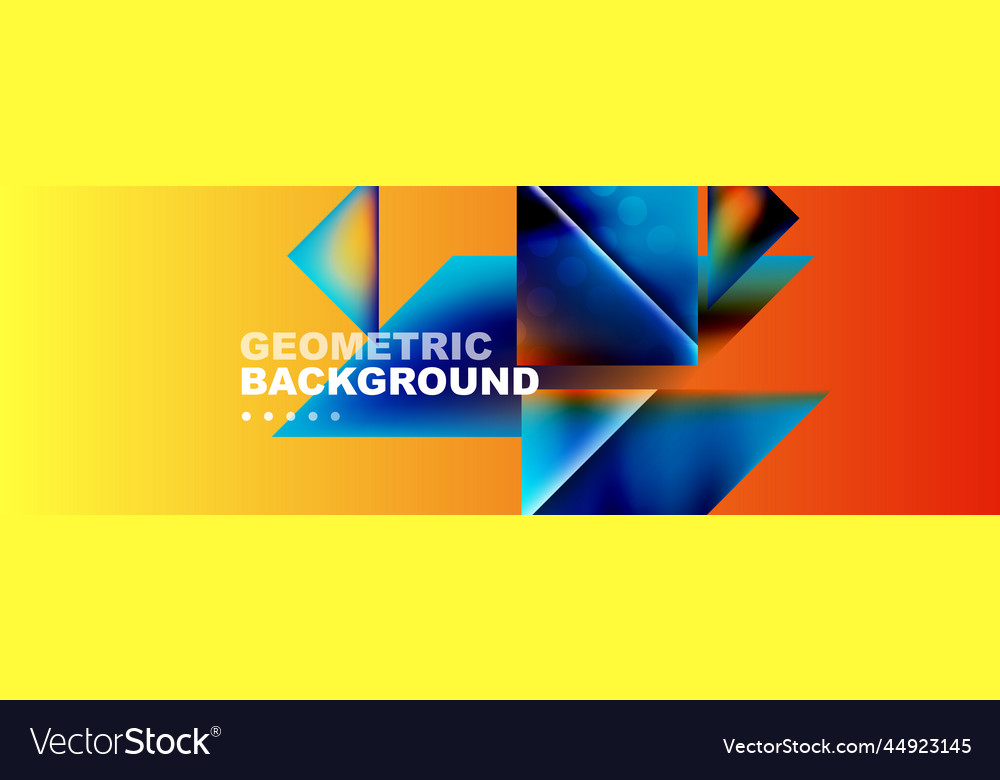 Abstract background with geometric elements Vector Image