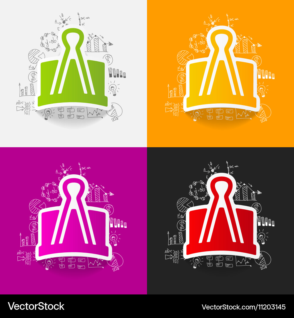 Drawing business formulas clip Royalty Free Vector Image
