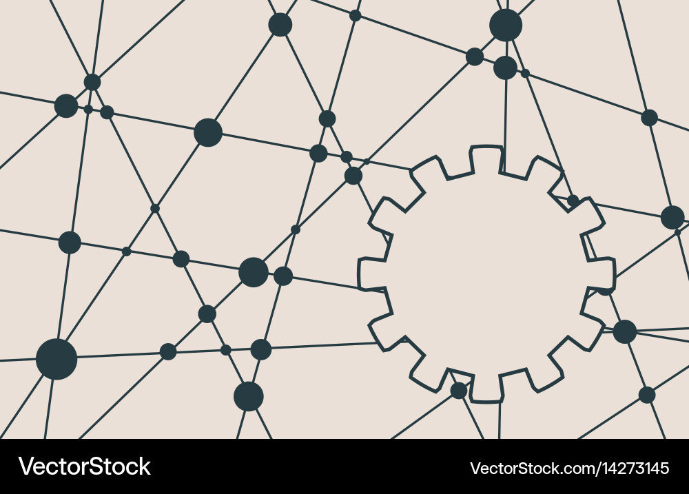 Molecule and communication background Royalty Free Vector