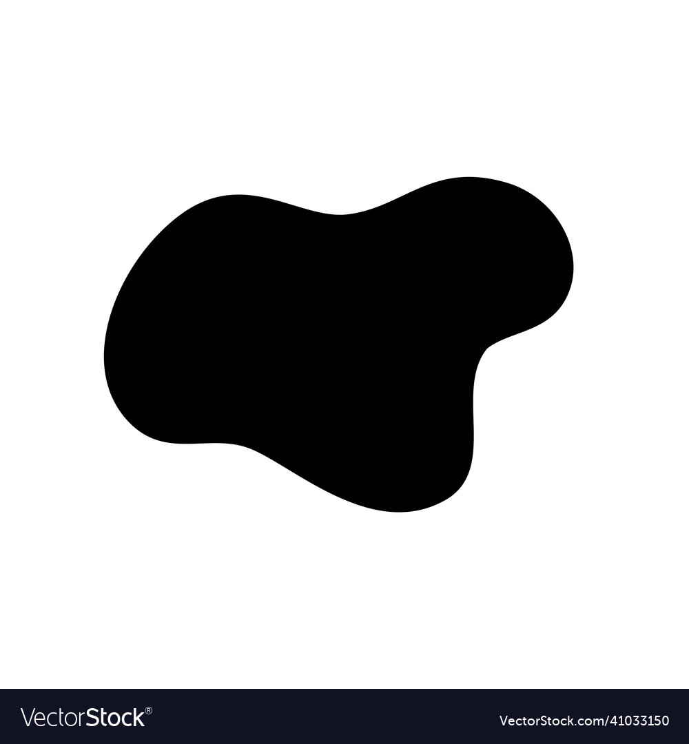 Irregular Shape Isolated Royalty Free Vector Image