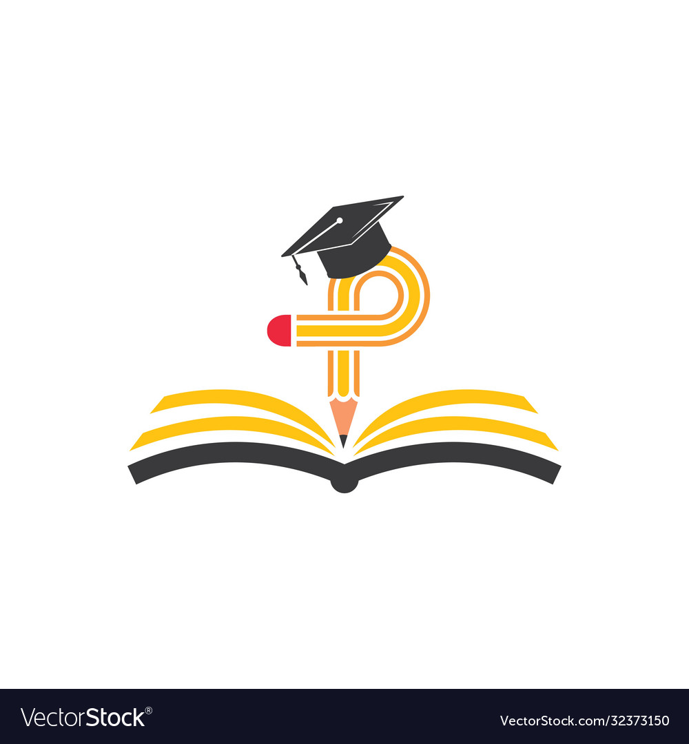 Pencil icon and logo education