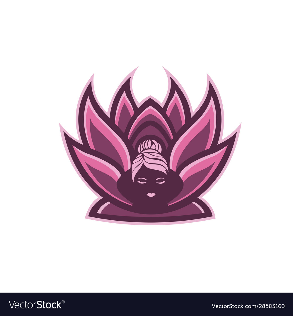 Beauty Logo With White Background Beauty Salon Vector Image