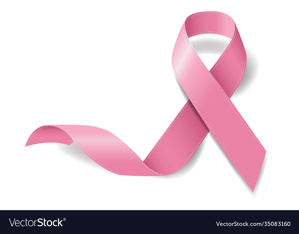 Breast Cancer Awareness Poster Design Royalty Free Vector