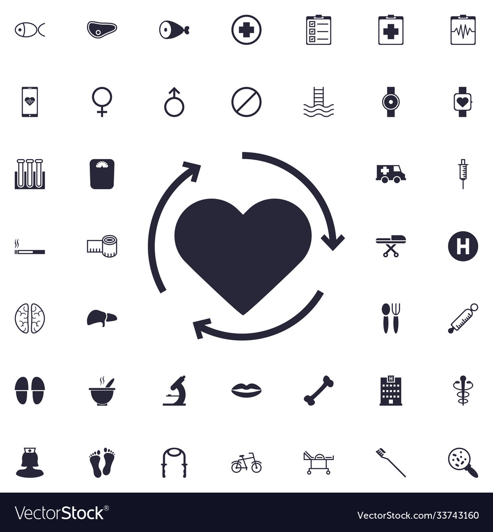 Heart reload icon