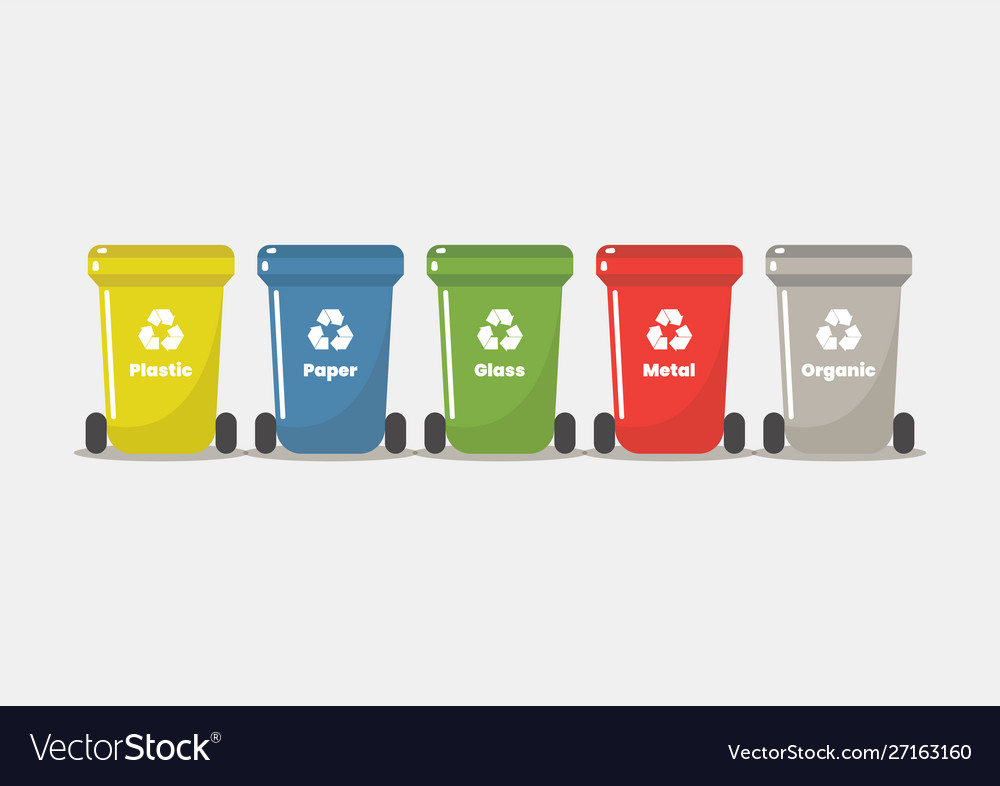 Recycle bin flat style