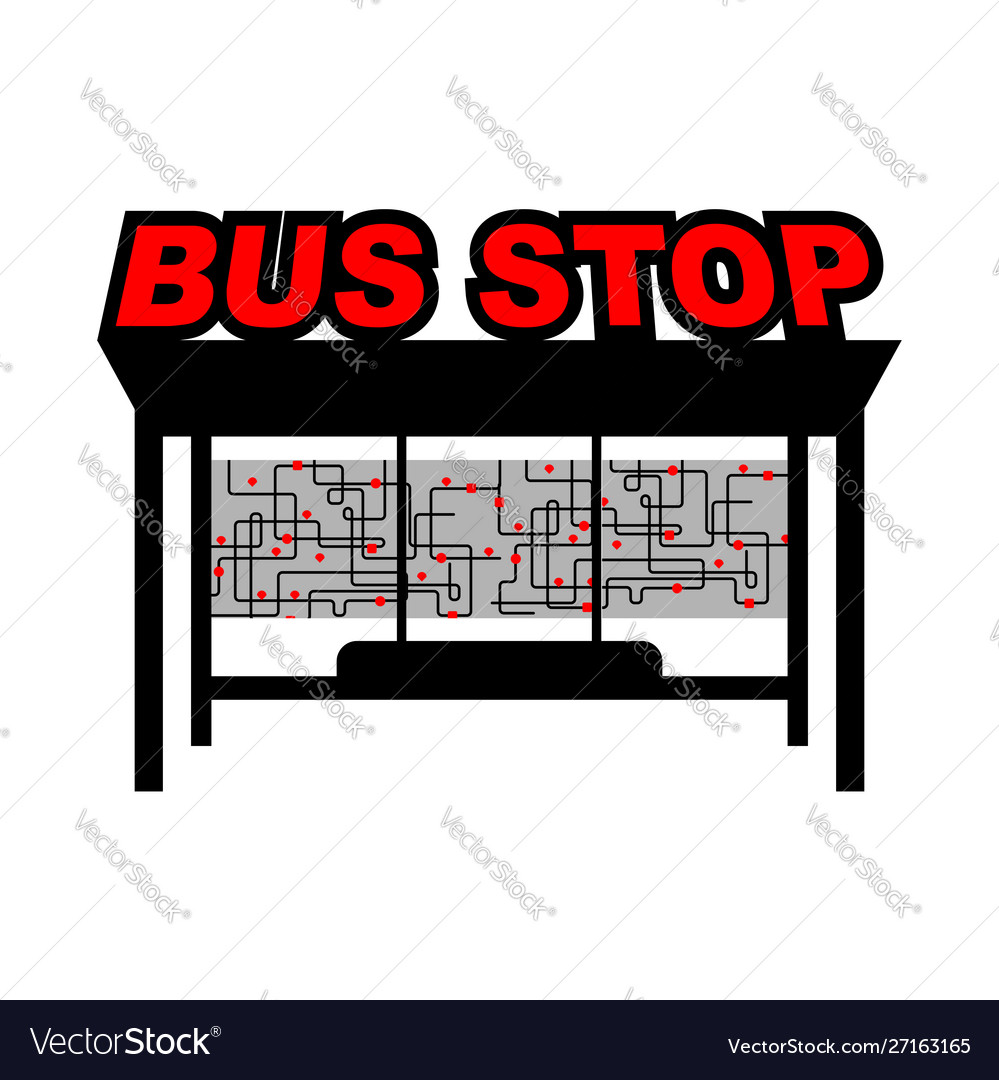 Bus stop isolated station