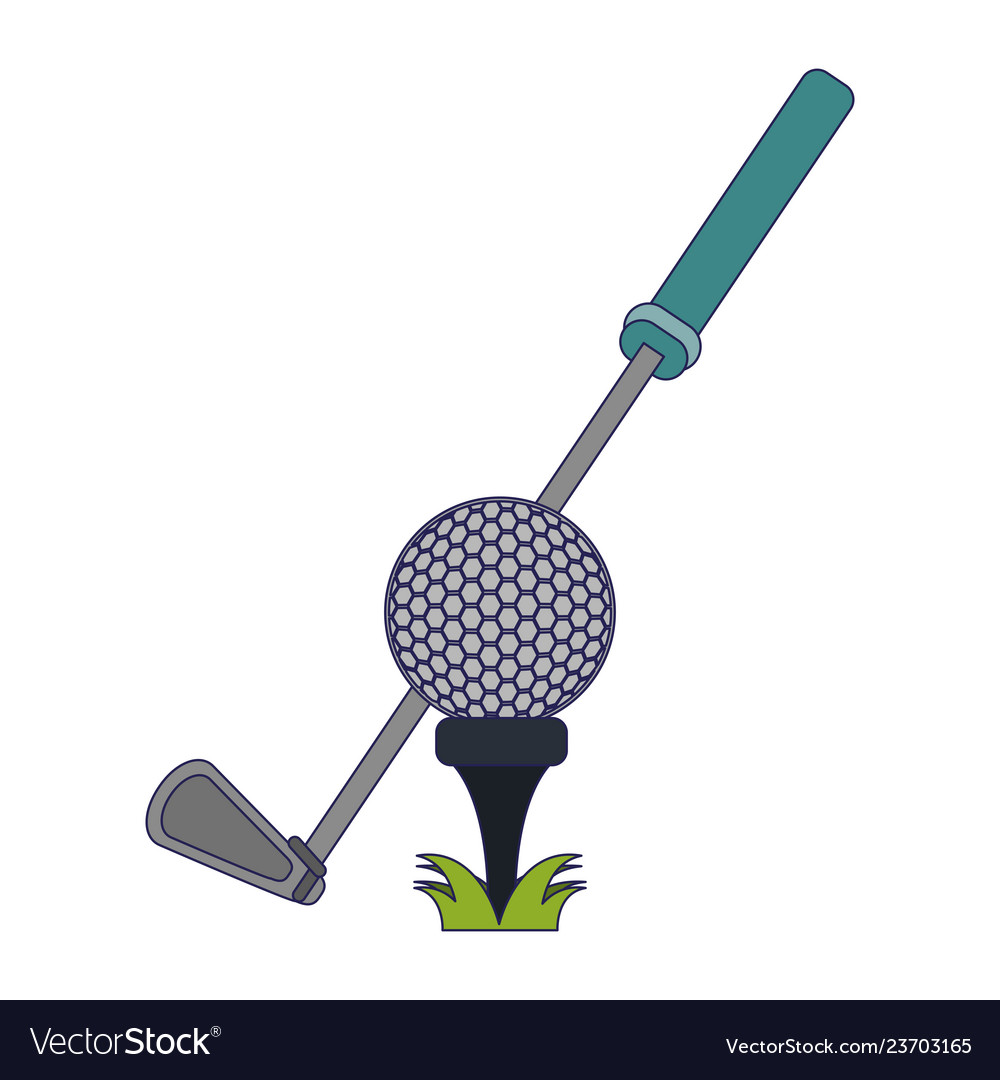 Golf sport game Royalty Free Vector Image - VectorStock