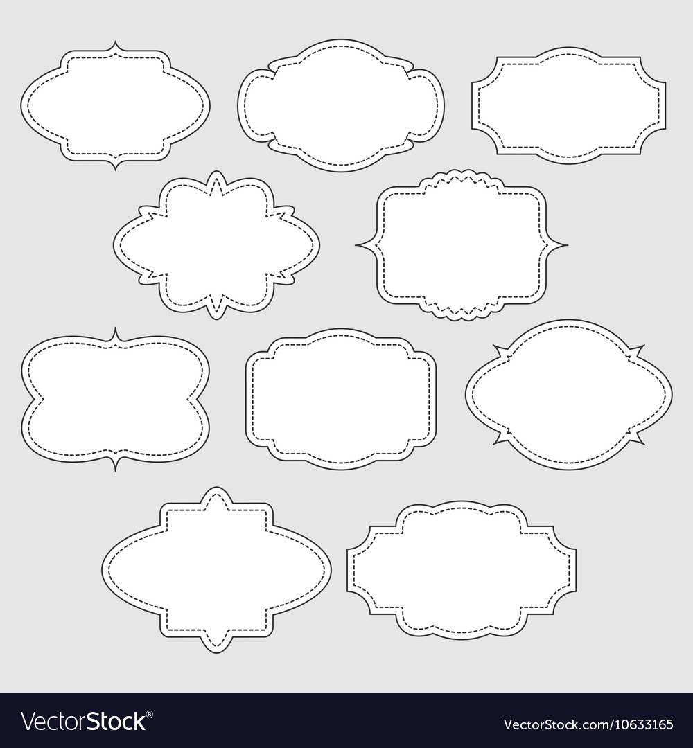 Vintage Labels And Frames Royalty Free Vector Image