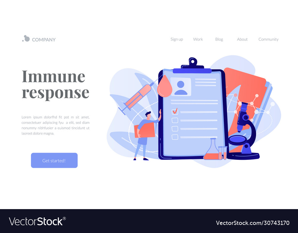 Aids concept landing page