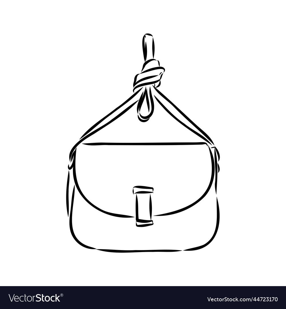 Sketches of bags fashion womens bags hand drawn Vector Image