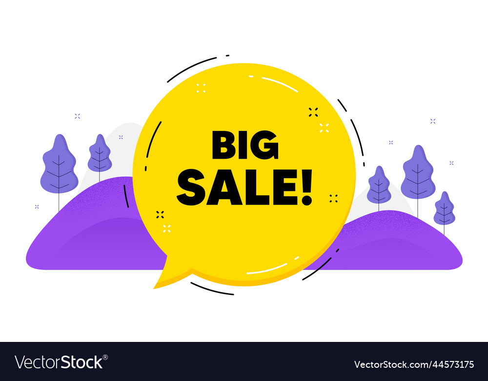 Big sale text special offer price sign