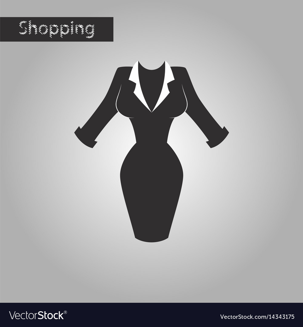 Clothing Vector Icon Black Business Clothes Vector, Black