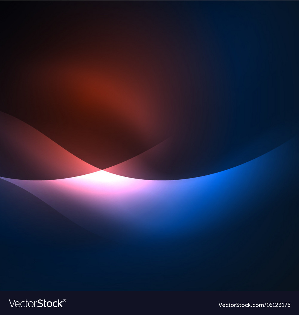 Illuminated neon waves Royalty Free Vector Image