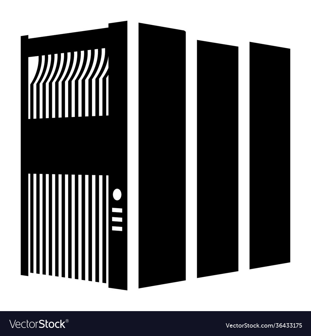 Server room Royalty Free Vector Image - VectorStock