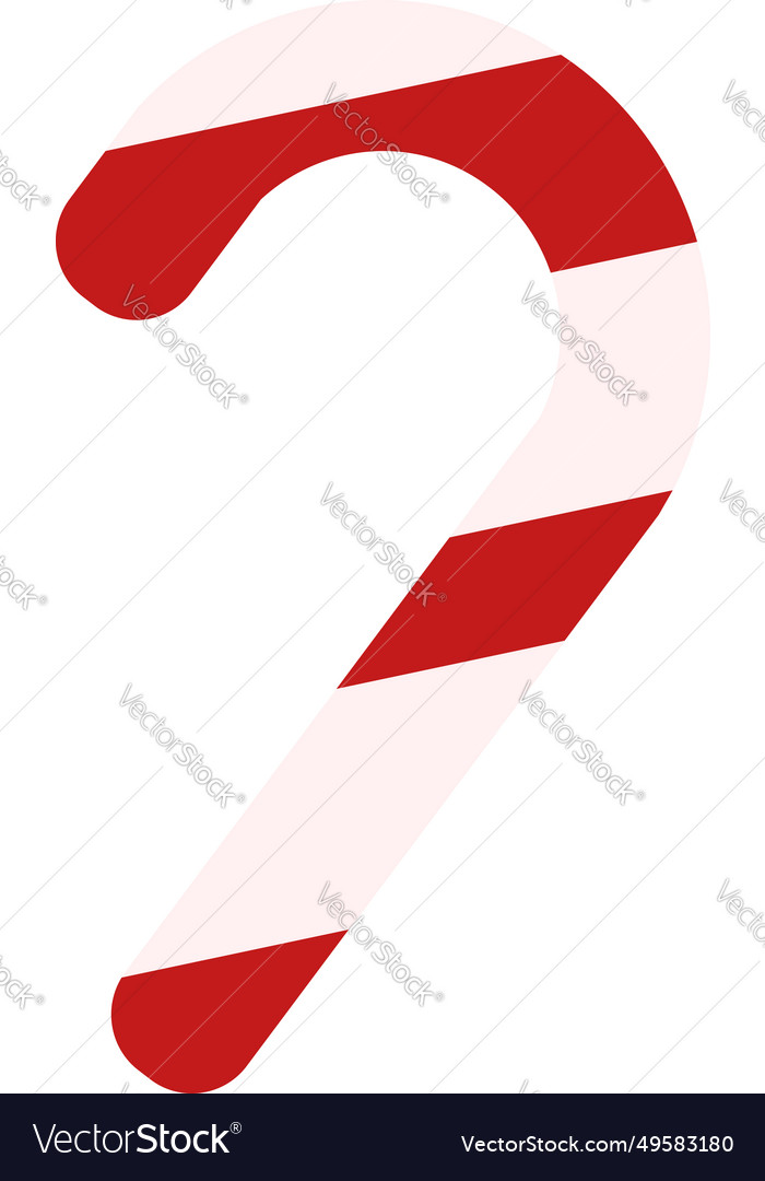 Merry christmas striped lollipop red pink flat art