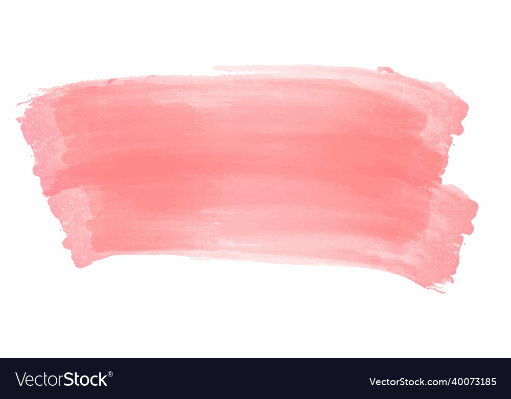 Pink watercolor background for your design Vector Image