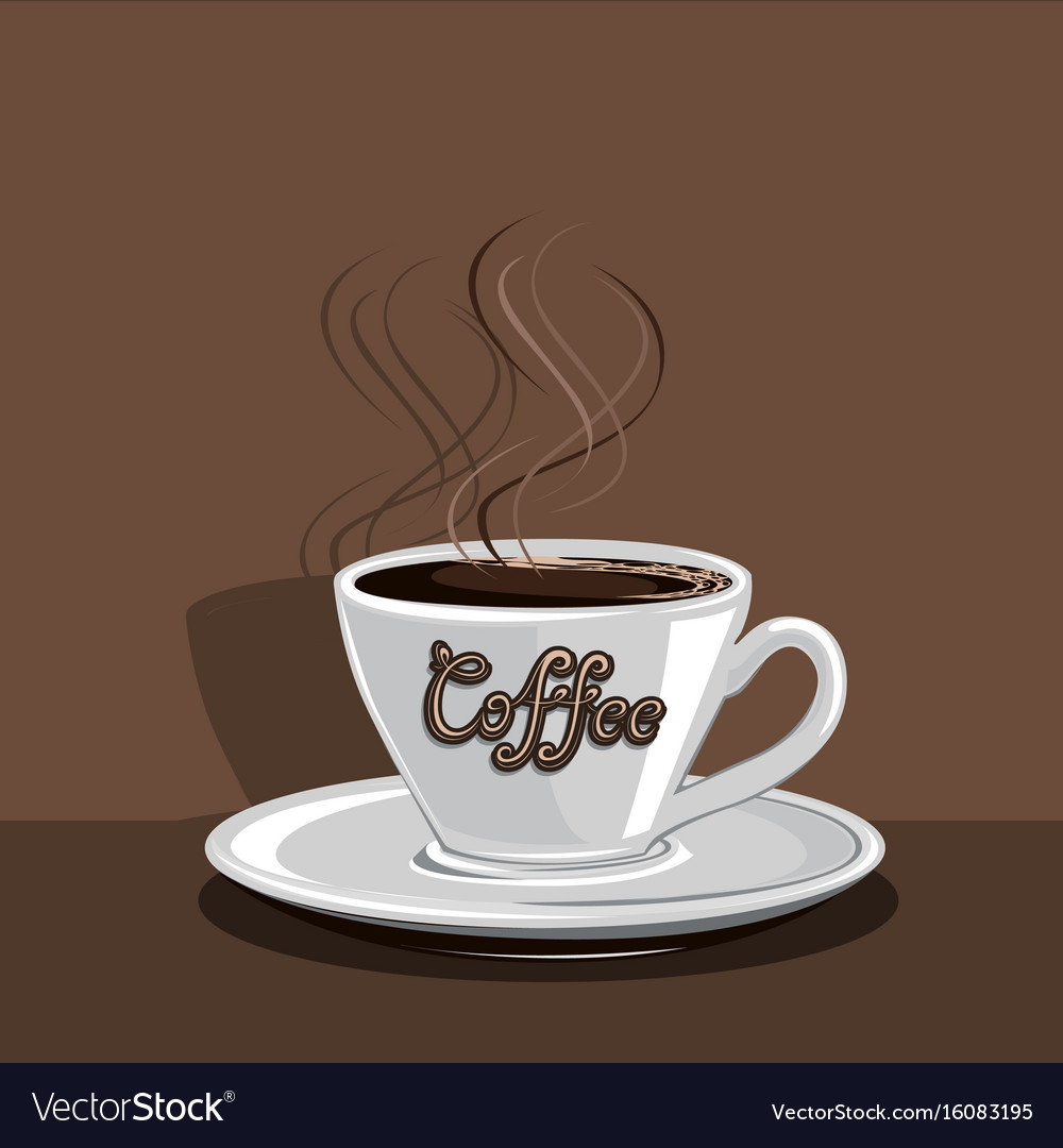 Coffee mug Royalty Free Vector Image - VectorStock