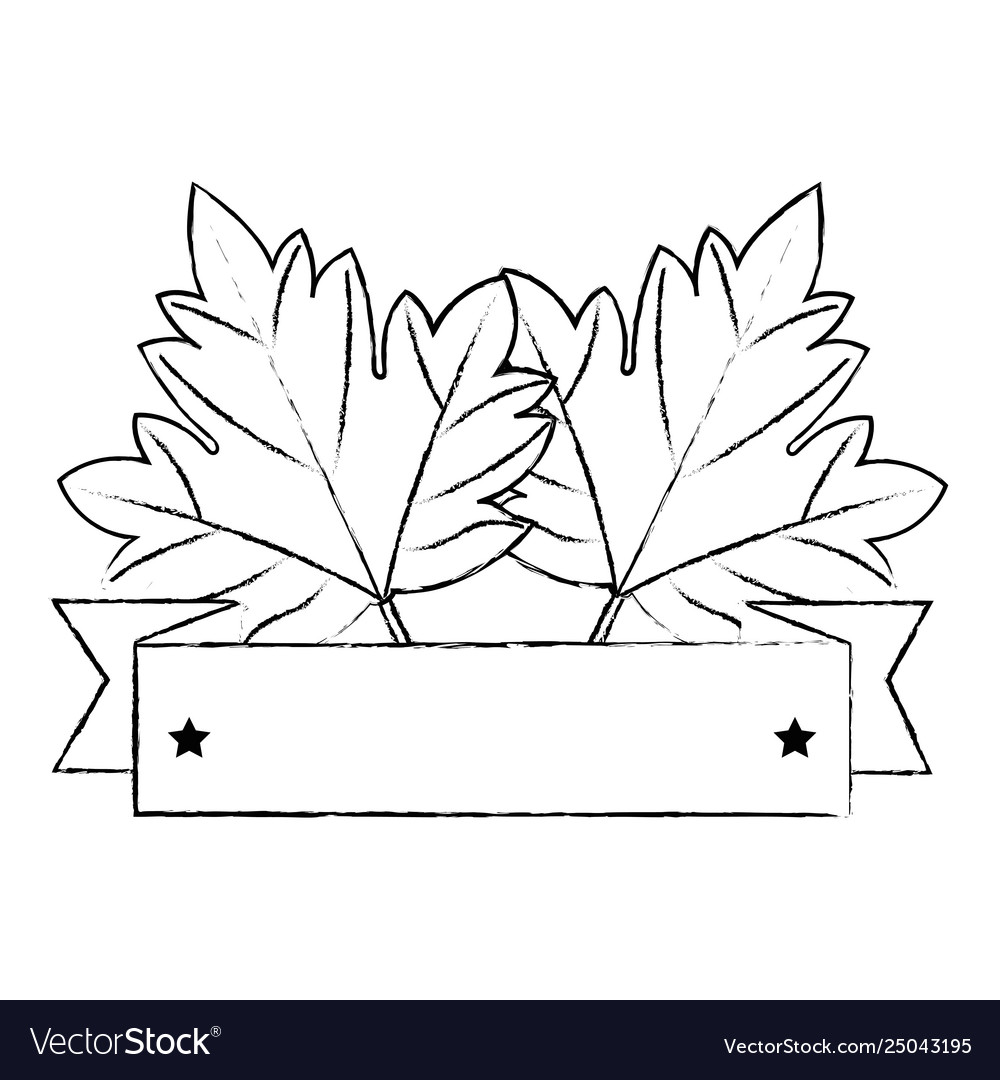 Maple leaf emblem icon