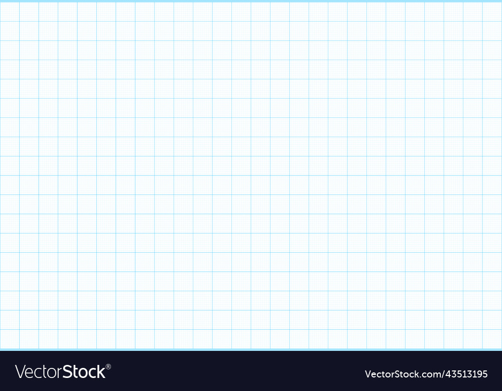 Millimeter paper grid vector image Millimeter paper grid