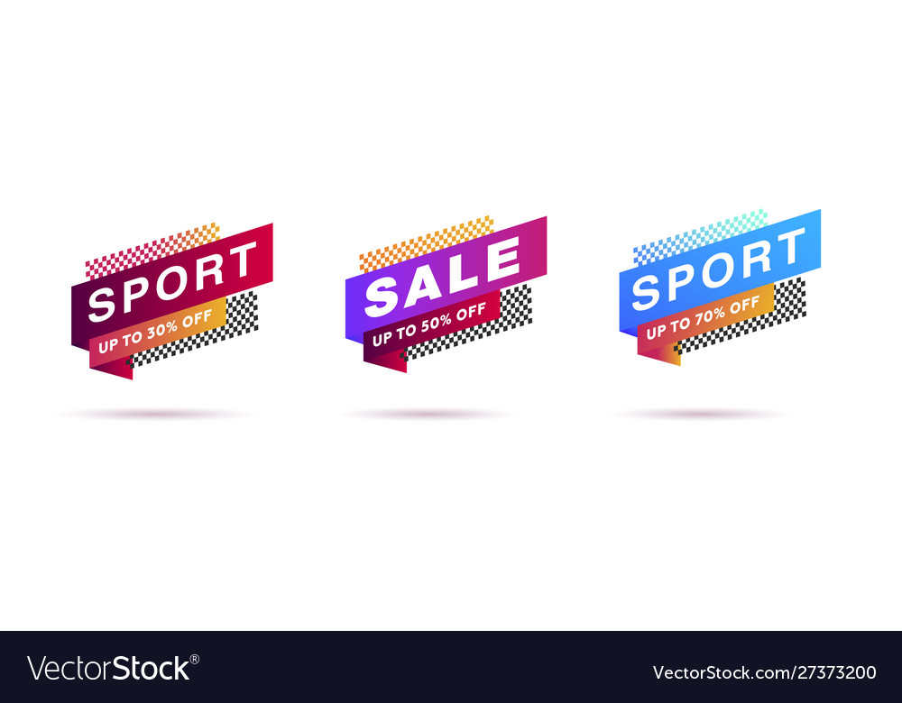 Dynamic graphic design set abstract elements vector image