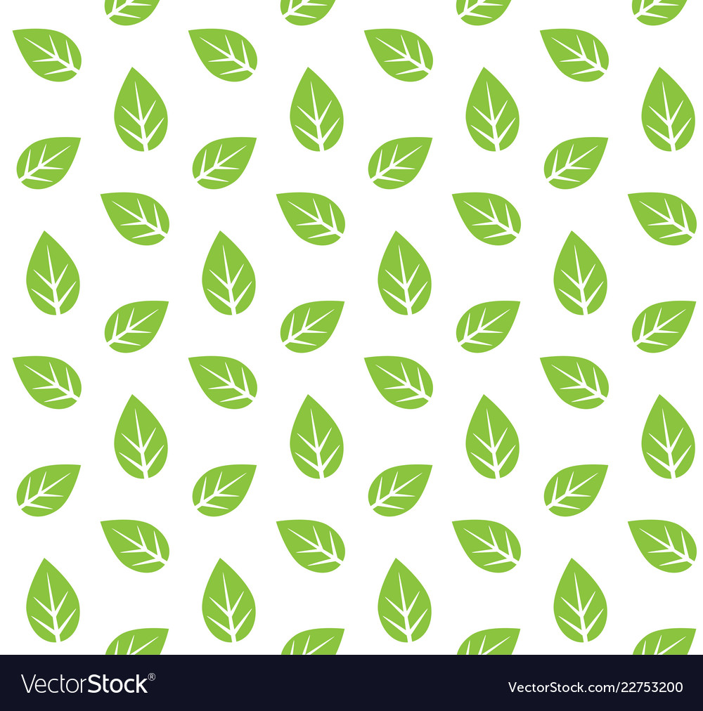 Leaves Seamless Pattern Royalty Free Vector Image