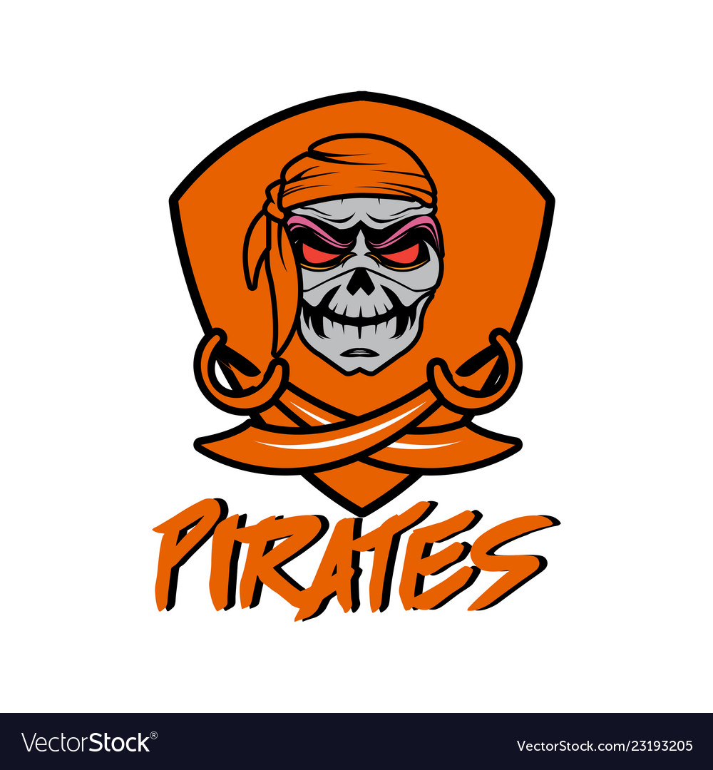 Orange pirates Royalty Free Vector Image - VectorStock