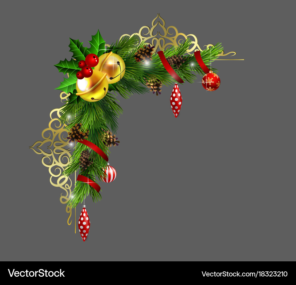 Christmas elements for your designs Royalty Free Vector