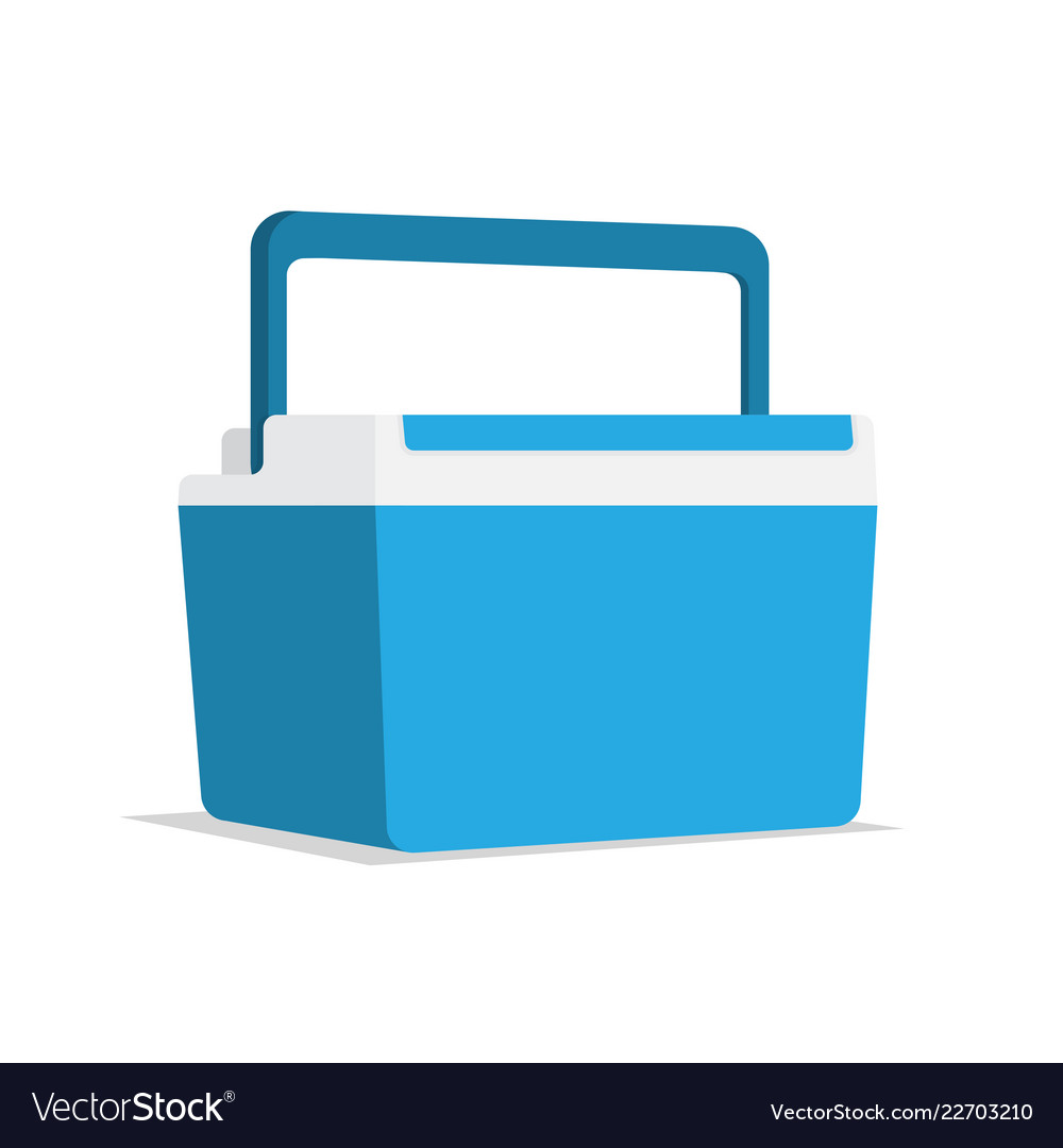Food container ice cooler Royalty Free Vector Image