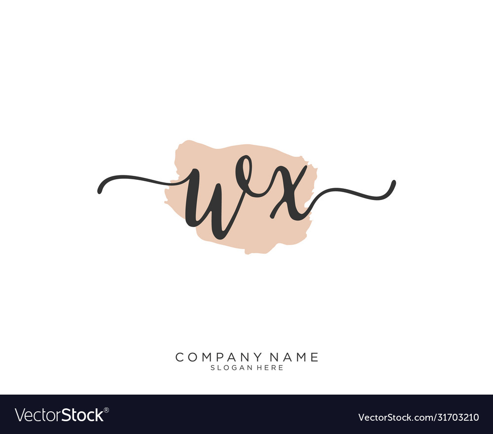 Wx Original Handschrift Logo Design