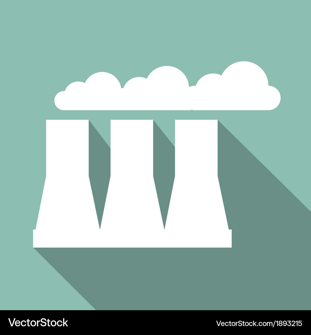 Eco flat icon Royalty Free Vector Image - VectorStock