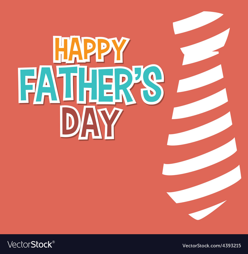 Happy fathers day card design