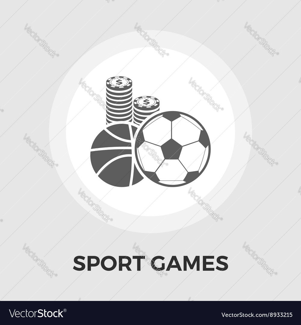 Sport games flat icon