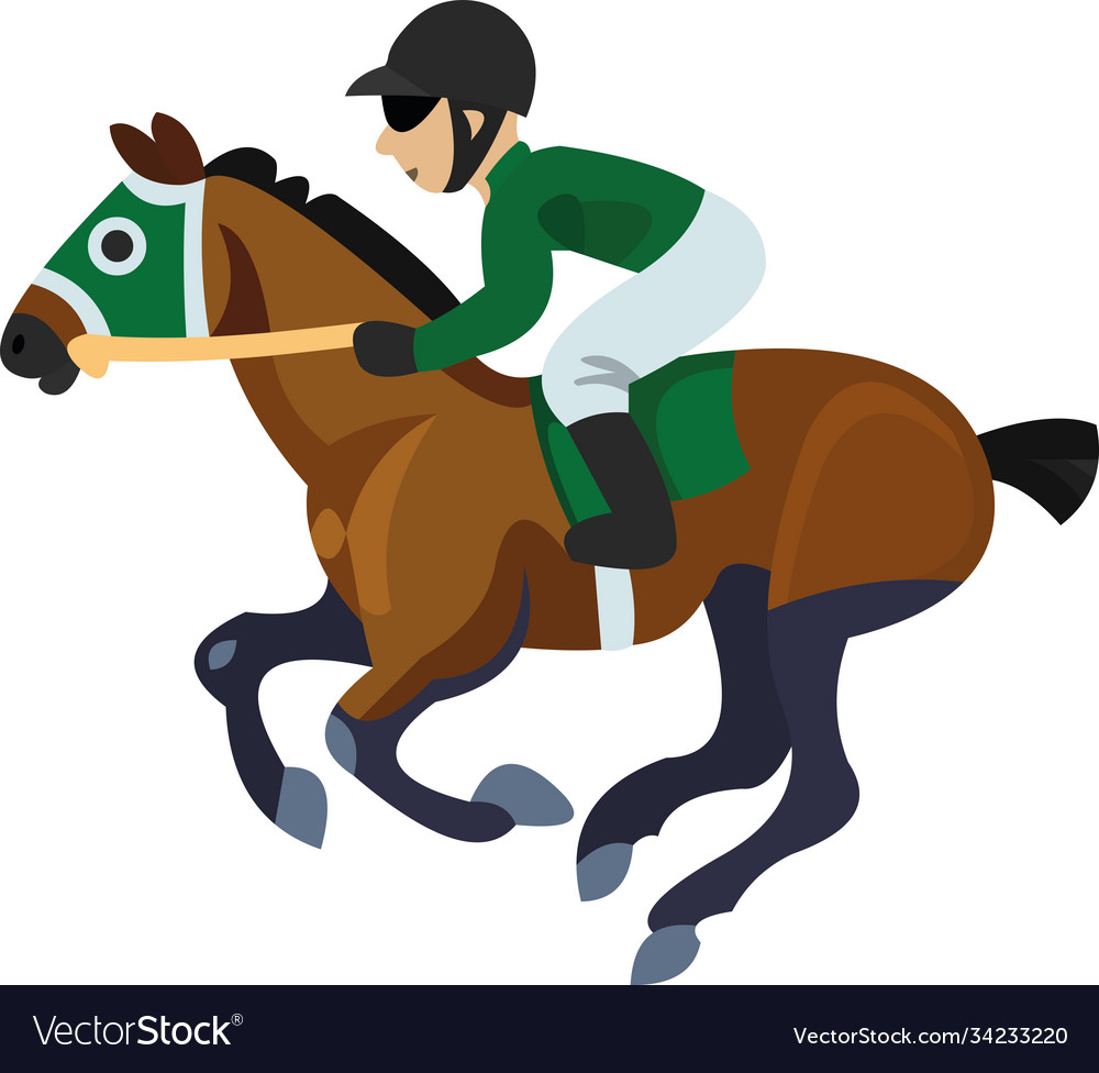 Galloping Royalty Free Vector Image - VectorStock