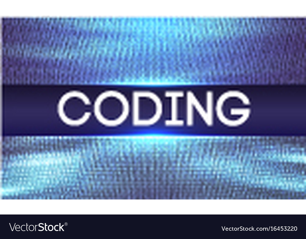 Programming code abstract technology background Vector Image