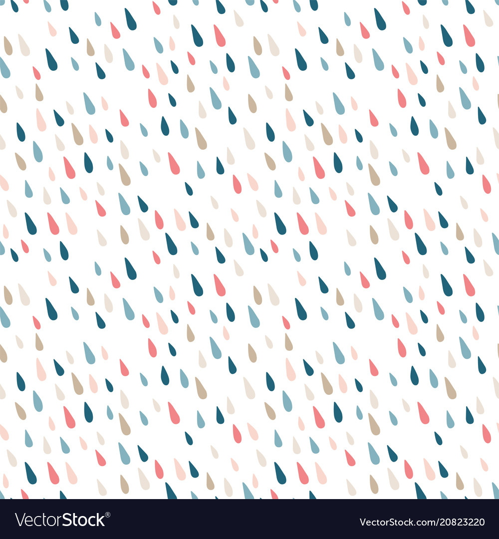 Seamless pattern with drops Royalty Free Vector Image