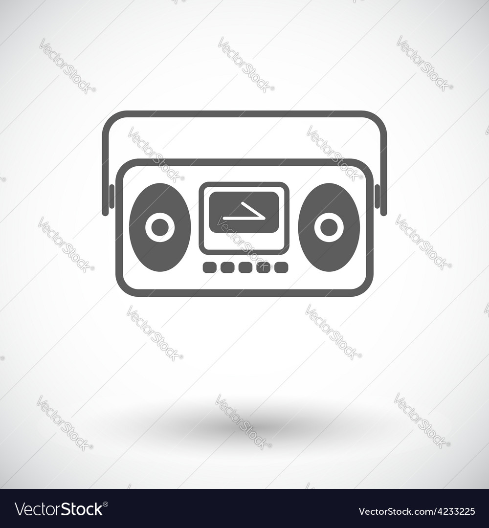 Boombox Royalty Free Vector Image - VectorStock