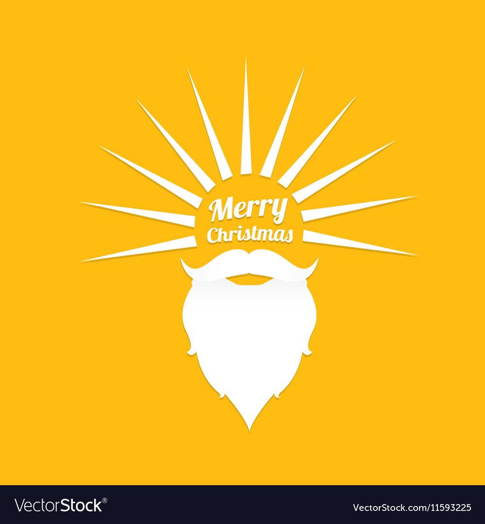 Christmas hipster poster for greeting card Vector Image